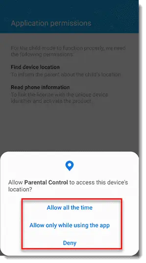 کنترل والدین برای Android